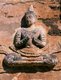 Thailand: A stucco thewada (angel) at 15th century Wat Chet Yot (Jet Yod), Chiang Mai